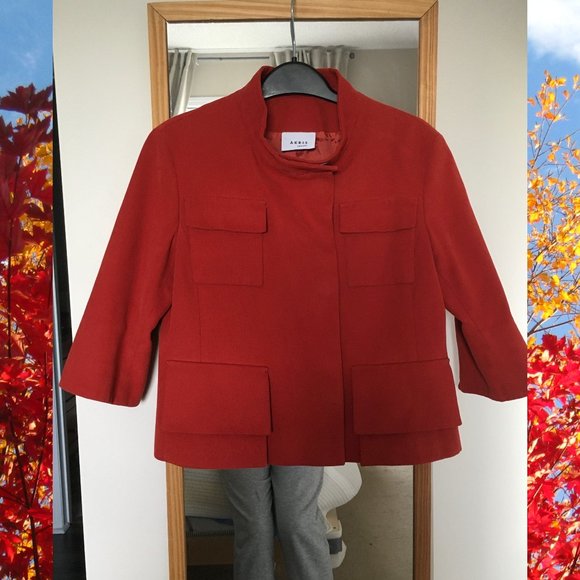 Thick cotton jacket AKRIS punto size 6 - Picture 2 of 5